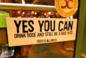 Rose Wine Quote @ Meat Bar