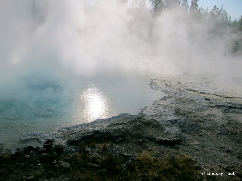 Geothermal activity at Yellowstone National Park