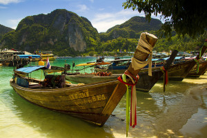 Travel poetry, Thailand boat photo