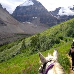 Brewster horseback, Lake Louise