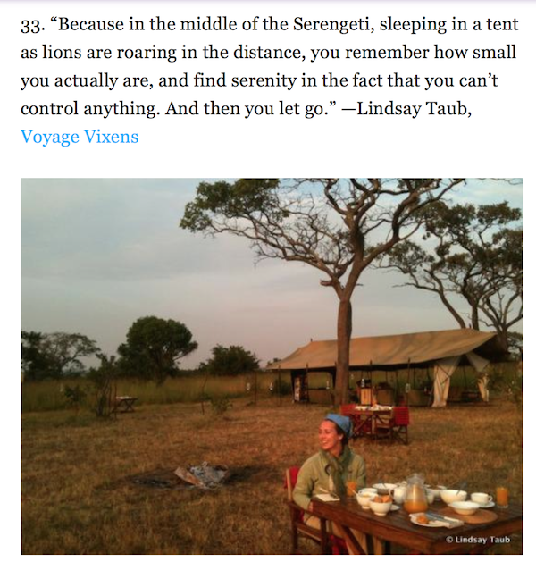 Yahoo Travel Voyage Vixens Lindsay Taub