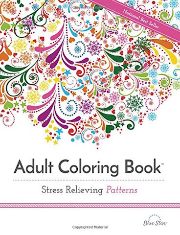 adult coloring book for stress relief